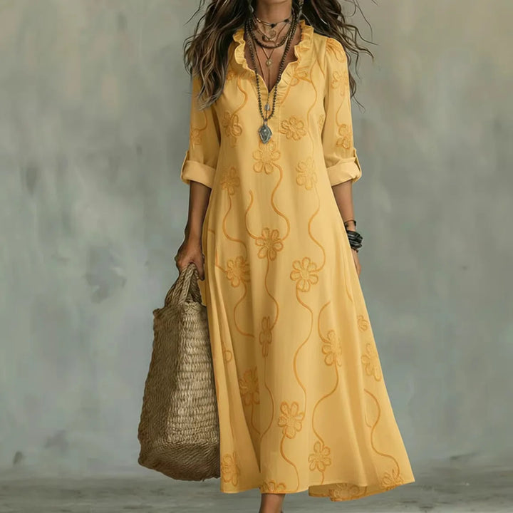Leanne | Robe Longue Fleurie