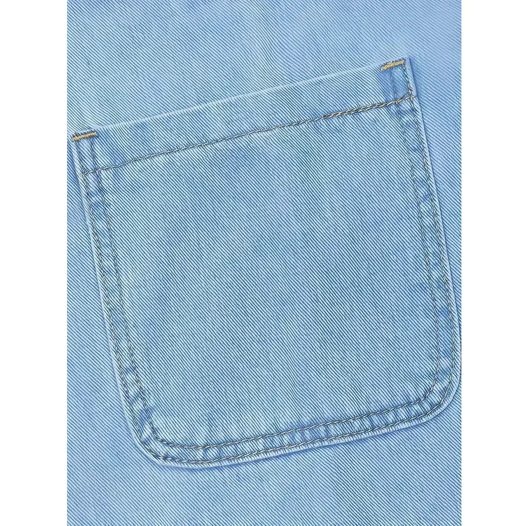 Saylor | Robe Décontractée Look Denim