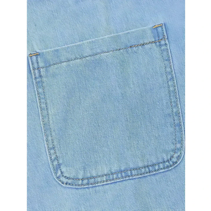 Saylor | Robe Décontractée Look Denim