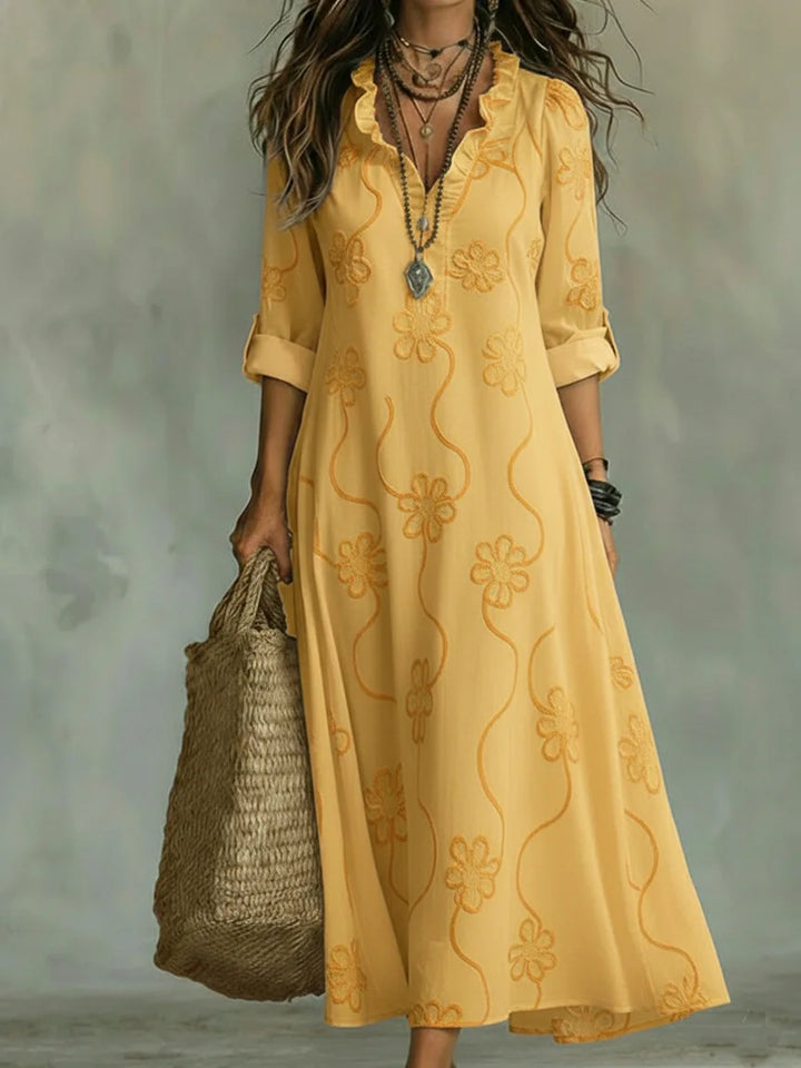 Leanne | Robe Longue Fleurie