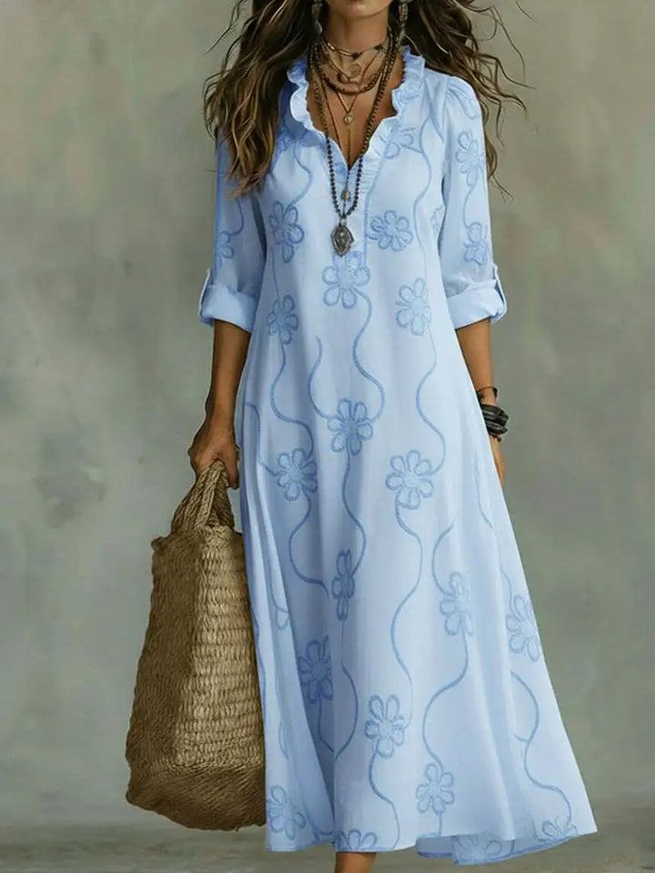 Leanne | Robe Longue Fleurie