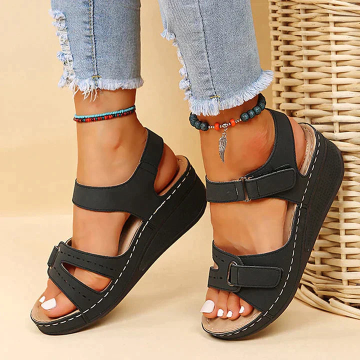 Sandy Sandales Orthopédiques Confortables Compensées