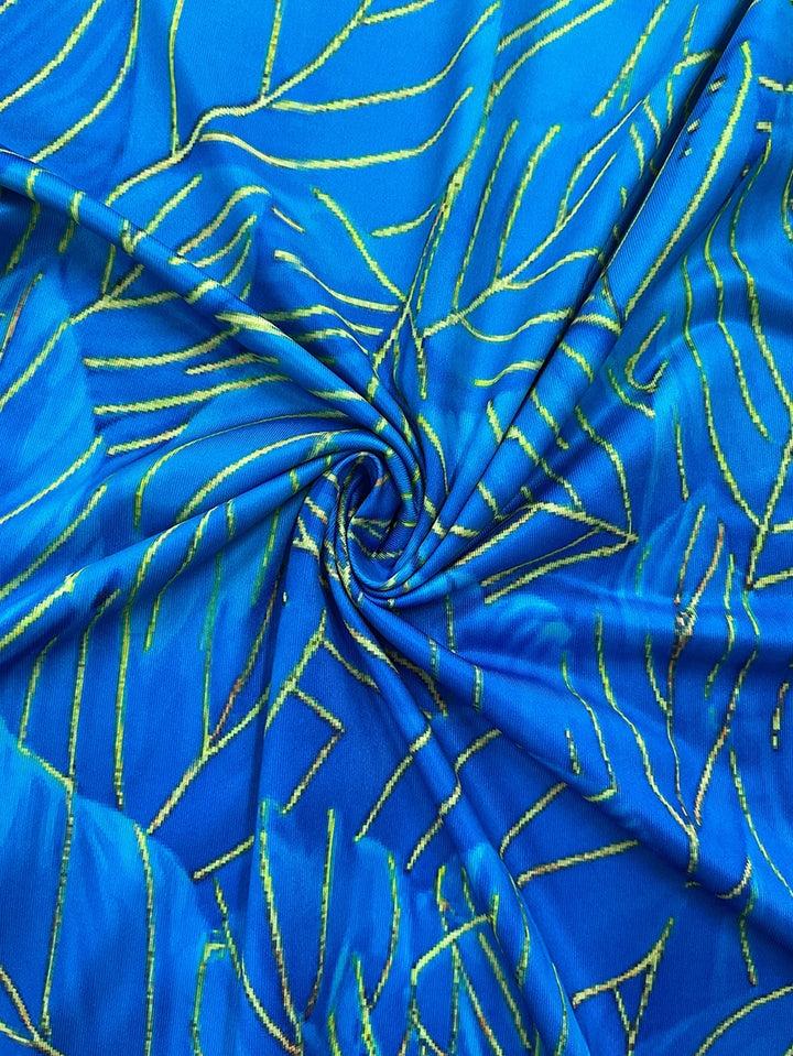 Mirabelle | Maxi Robe Imprimé Feuilles Tropicales