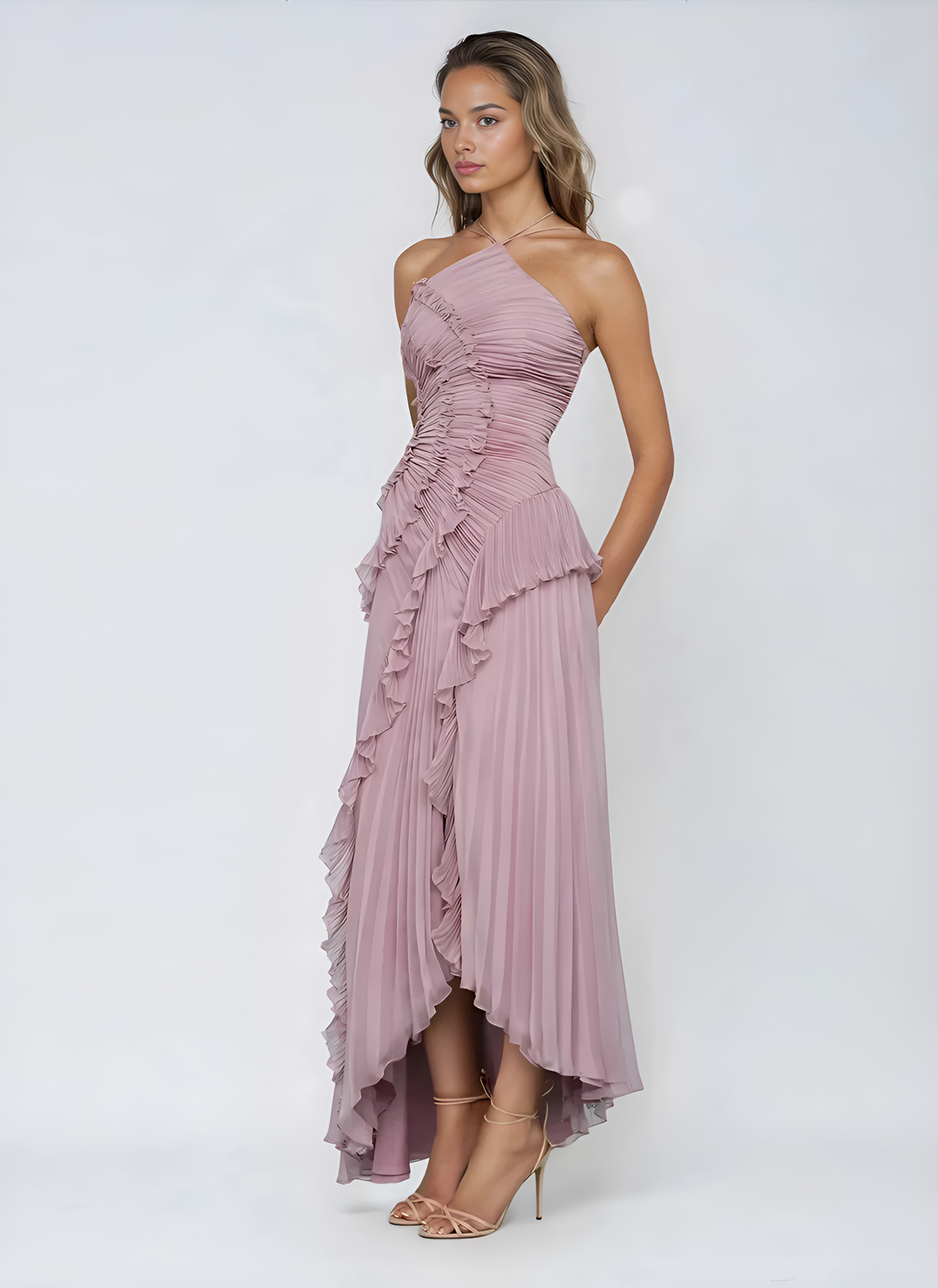 Melisa | Robe Lavande Édition Limitée à Volants