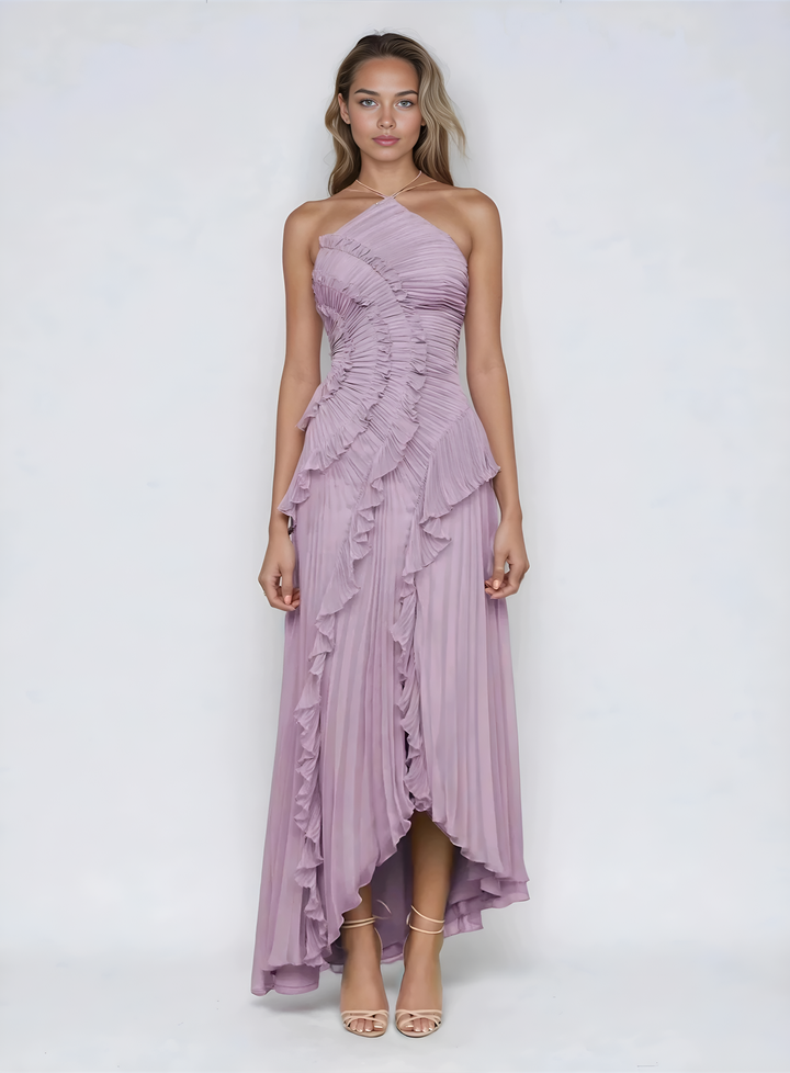 Melisa | Robe Lavande Édition Limitée à Volants