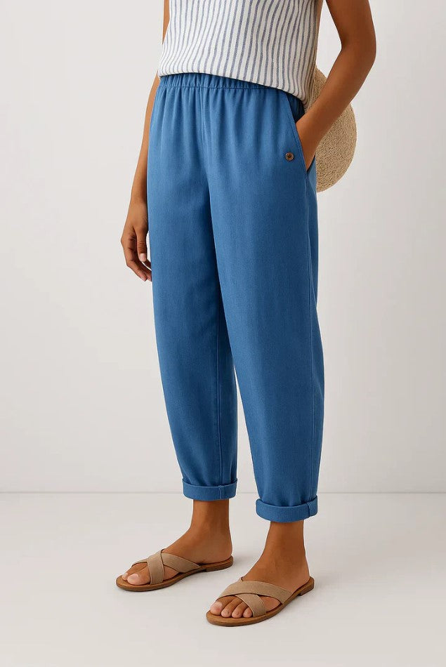 Stella | Pantalon Intemporel Façon Lin