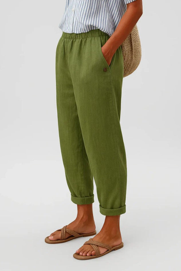 Stella | Pantalon Intemporel Façon Lin