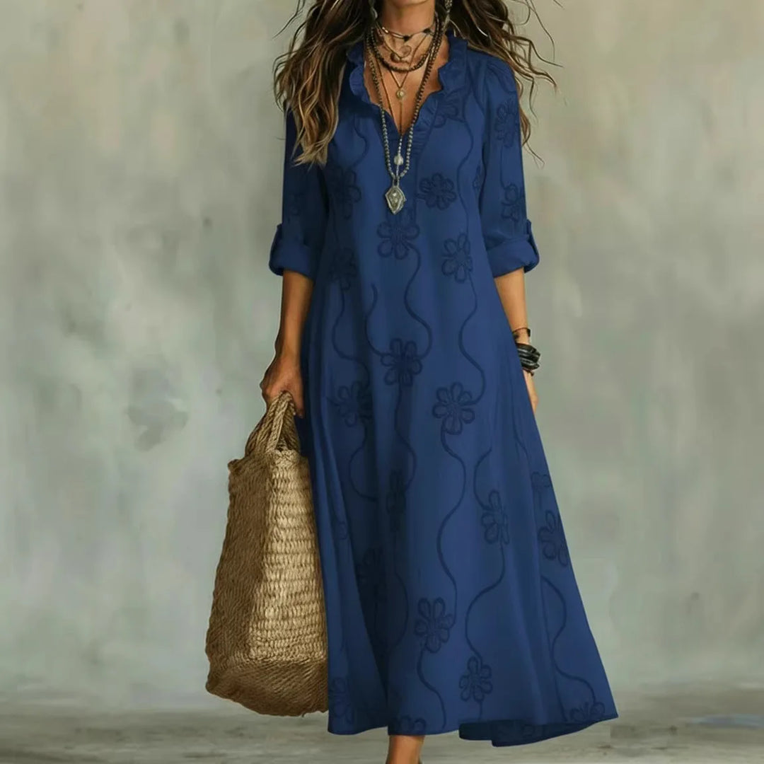 Sienna | Robe Maxi Fleurie d'Été