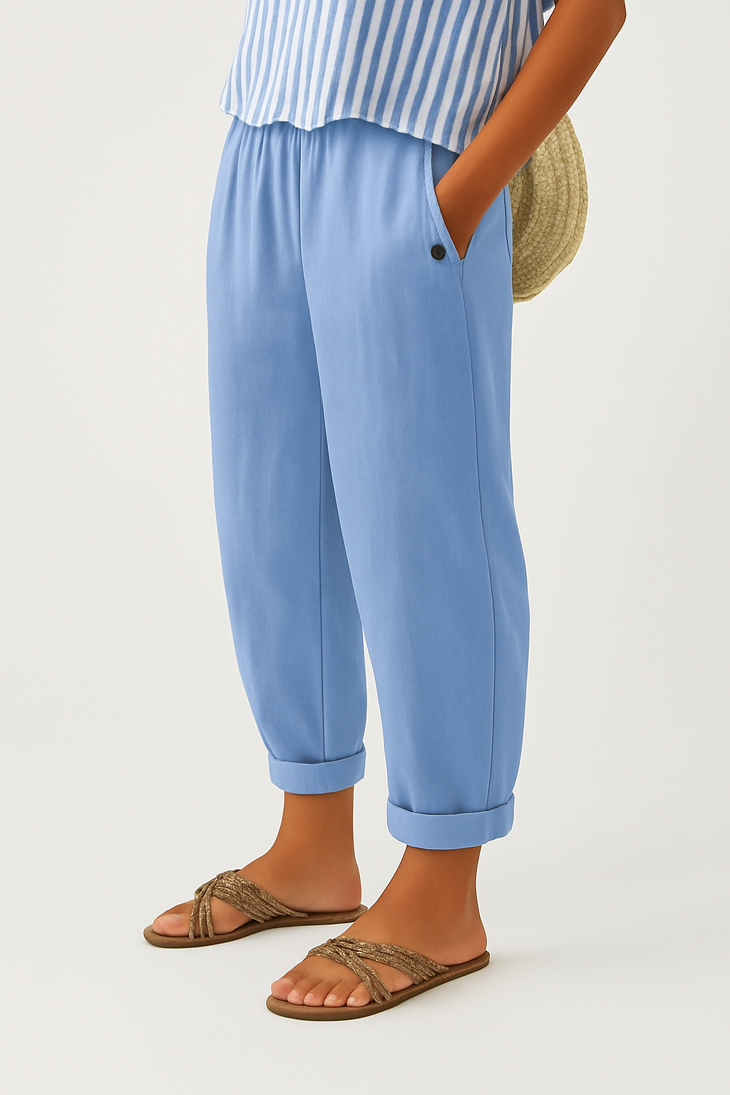 Stella | Pantalon Intemporel Façon Lin