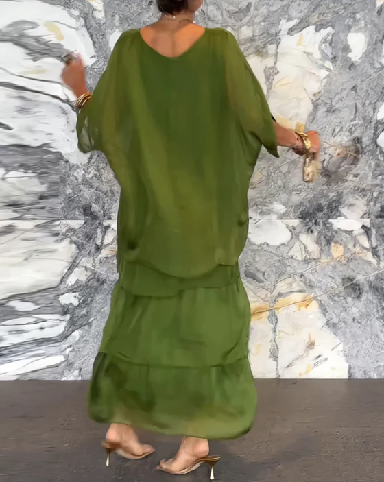 Lara – Robe longue élégante et vaporeuse