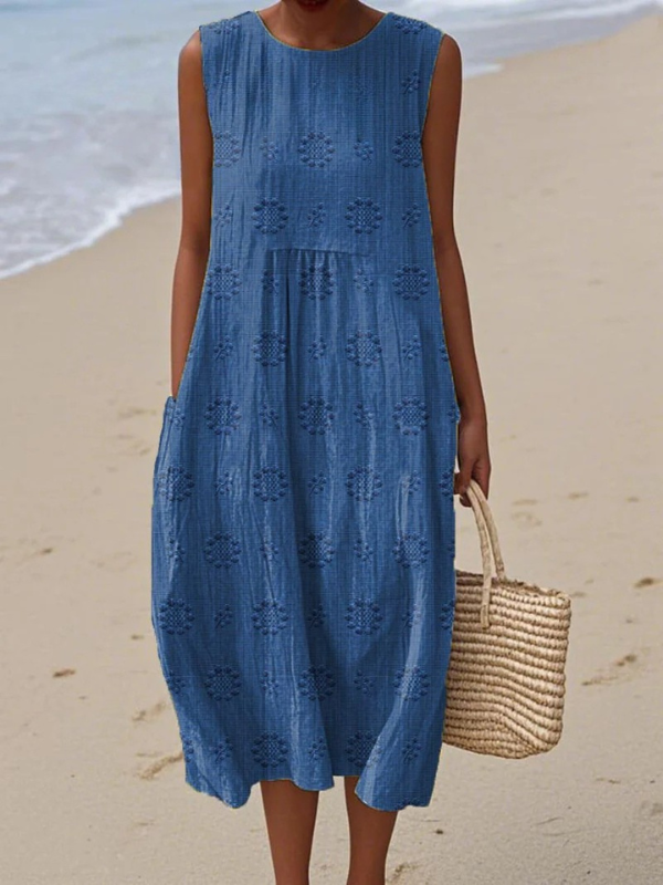 Audrey | Robe Midi Imprimée