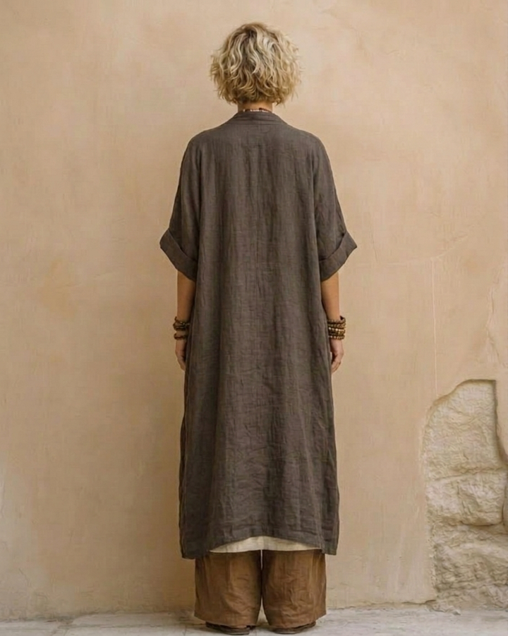 Harper | Ensemble Trois Pièces en Mélange Coton-Lin