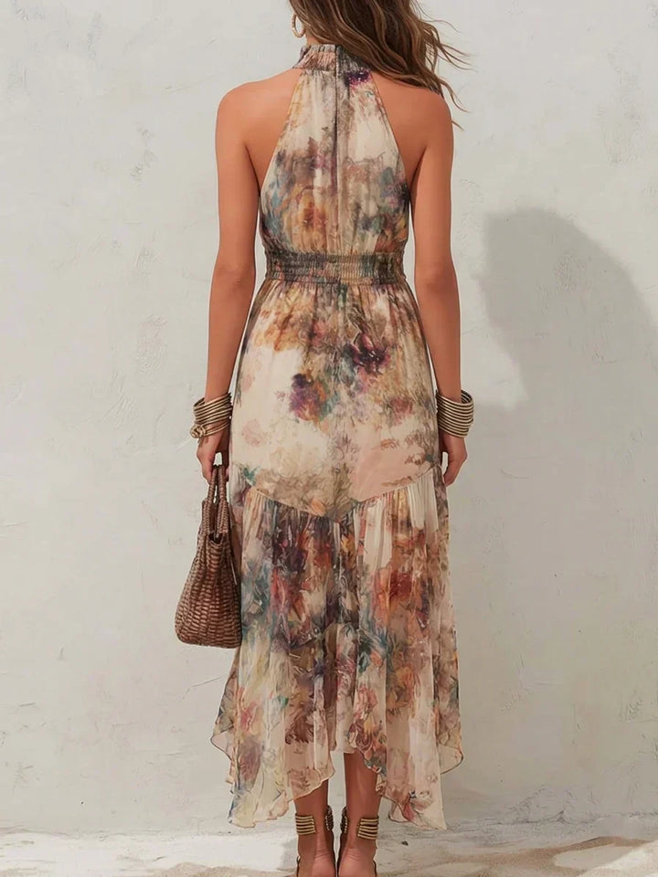 Chloé | Robe Midi Douce Florale Vintage