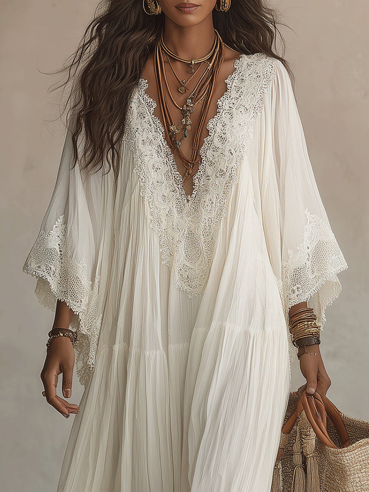 Robe femme perle blanche