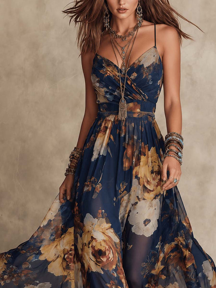 Deborah · Robe longue fleurie
