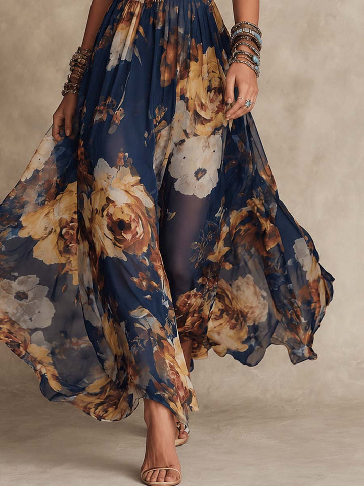 Deborah · Robe Longue Fleurie