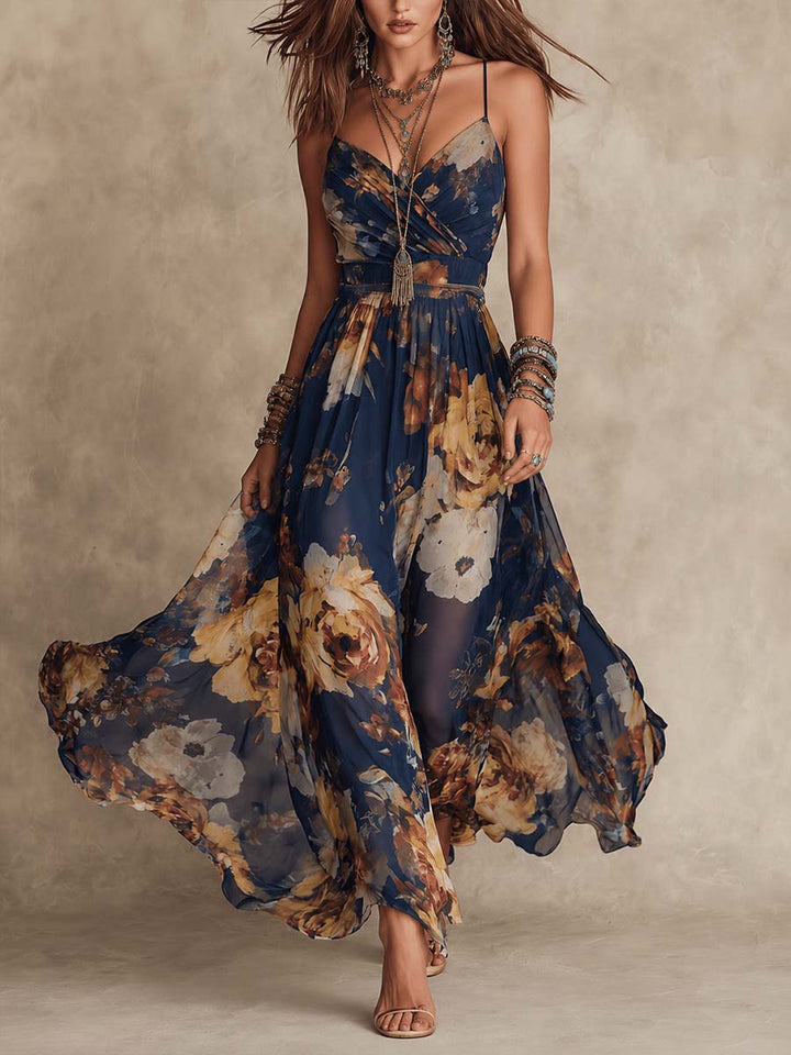 Deborah · Robe longue fleurie