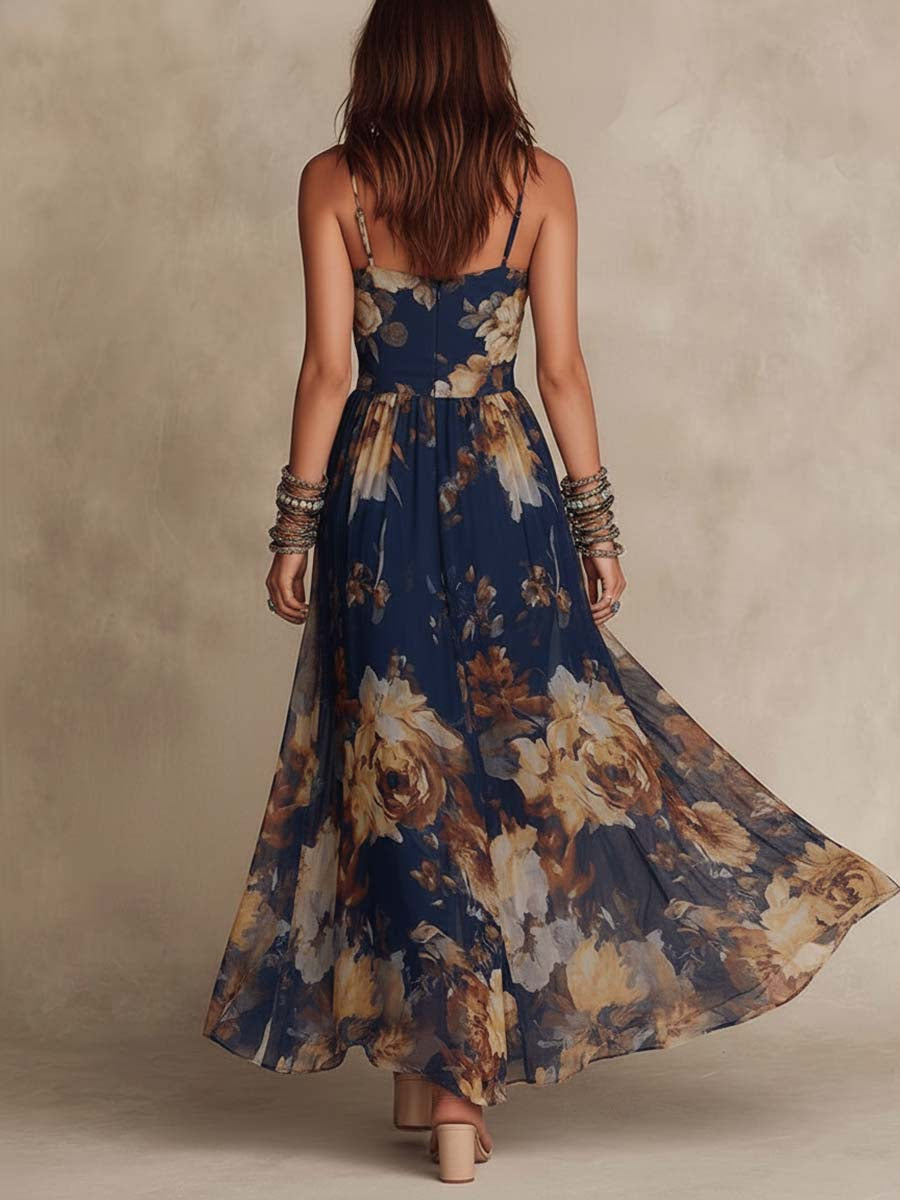 Deborah · Robe Longue Fleurie