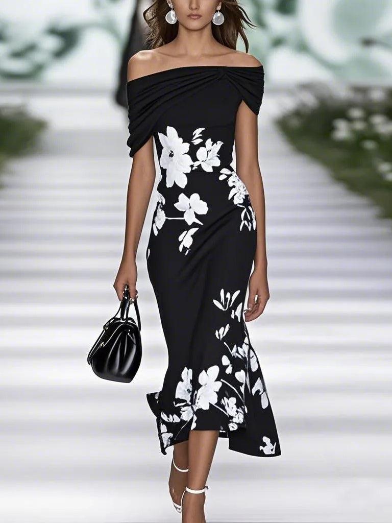 Frédérique | Robe Élégante avec Imprimé Floral