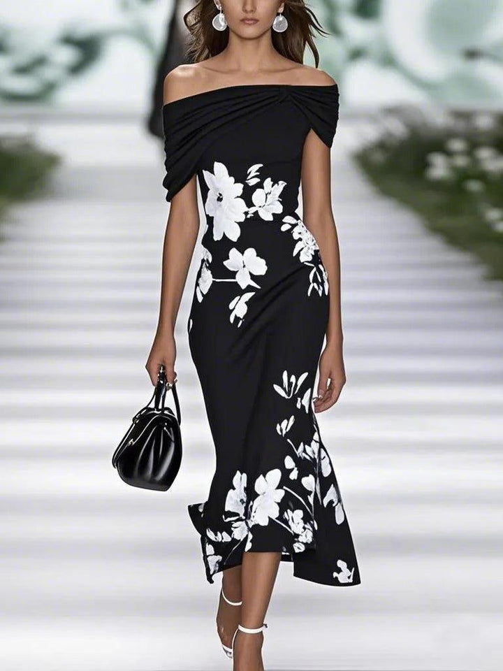Frédérique | Robe Élégante avec Imprimé Floral