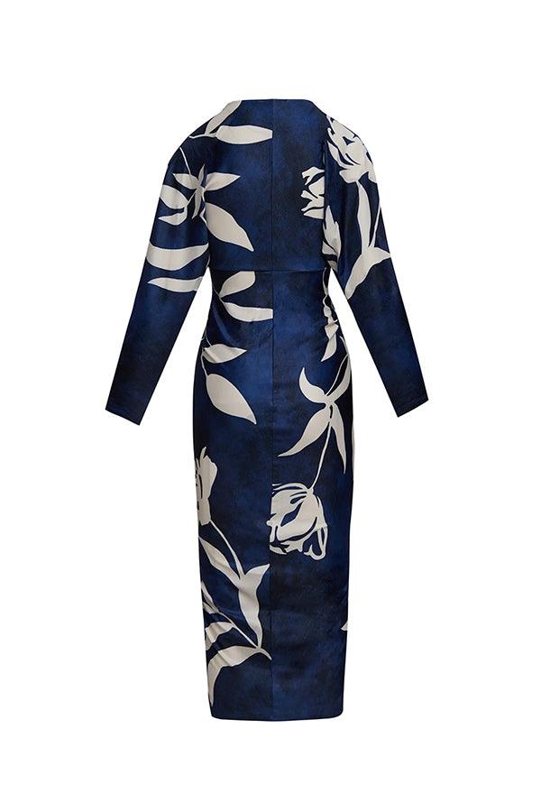 Eva | Robe Midi Dolman Imprimée Unique Sun Escape