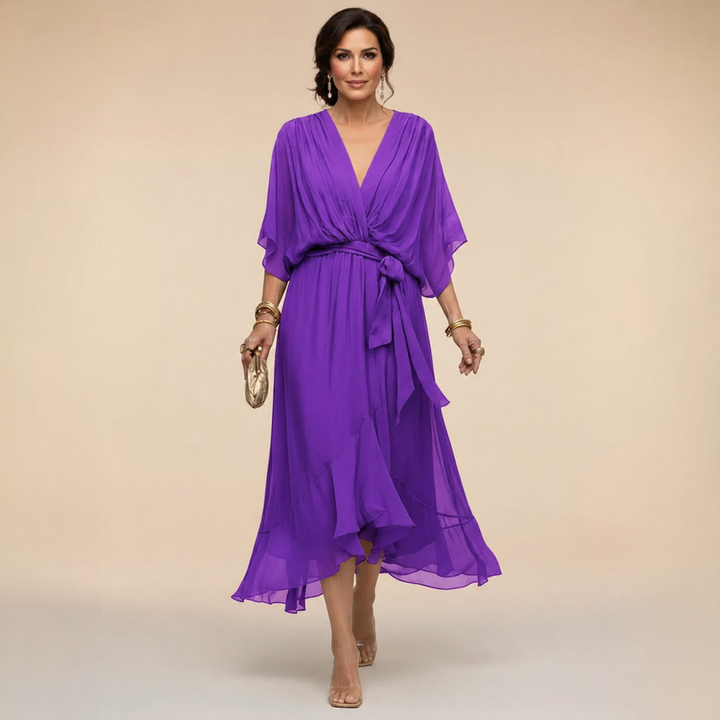 Monica | Robe Col en V