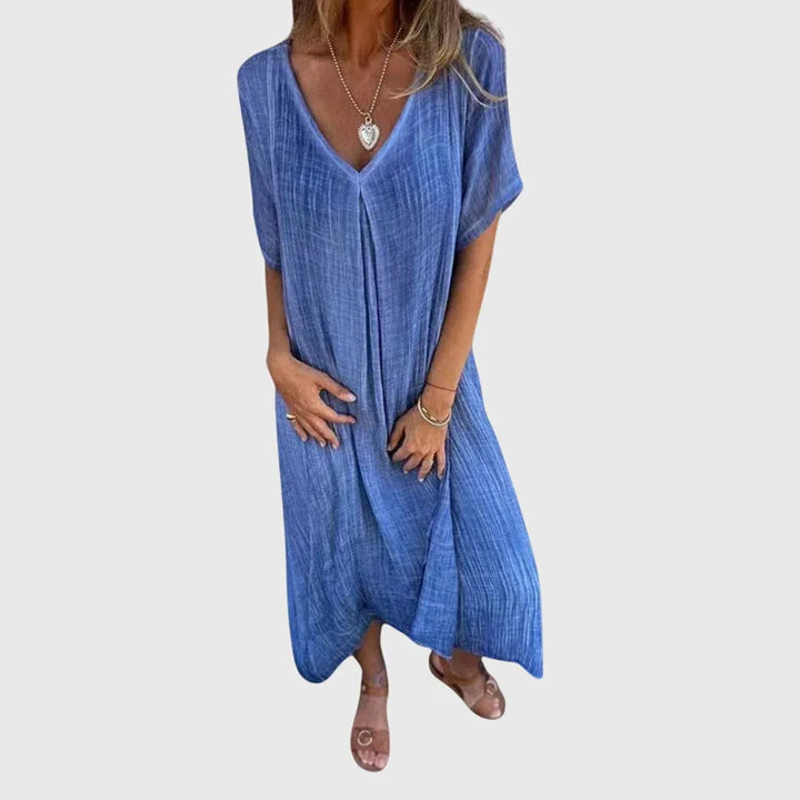 Clara | Robe Légère Élégante Col en V