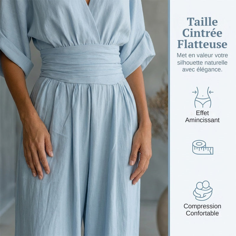 Combinaison Margot — taille haute, jambes larges