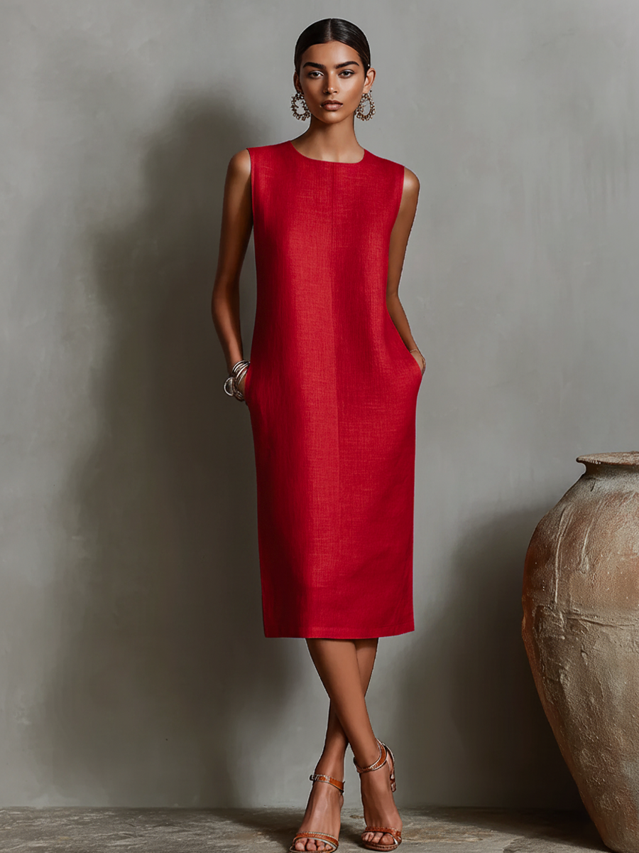 Molly™ Robe Midi à Poches