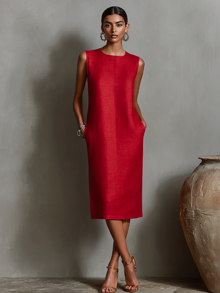 Molly™ Robe Midi à Poches
