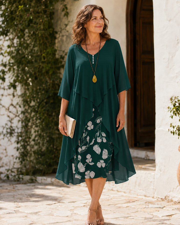 Odette | Maxi Robe Superposée