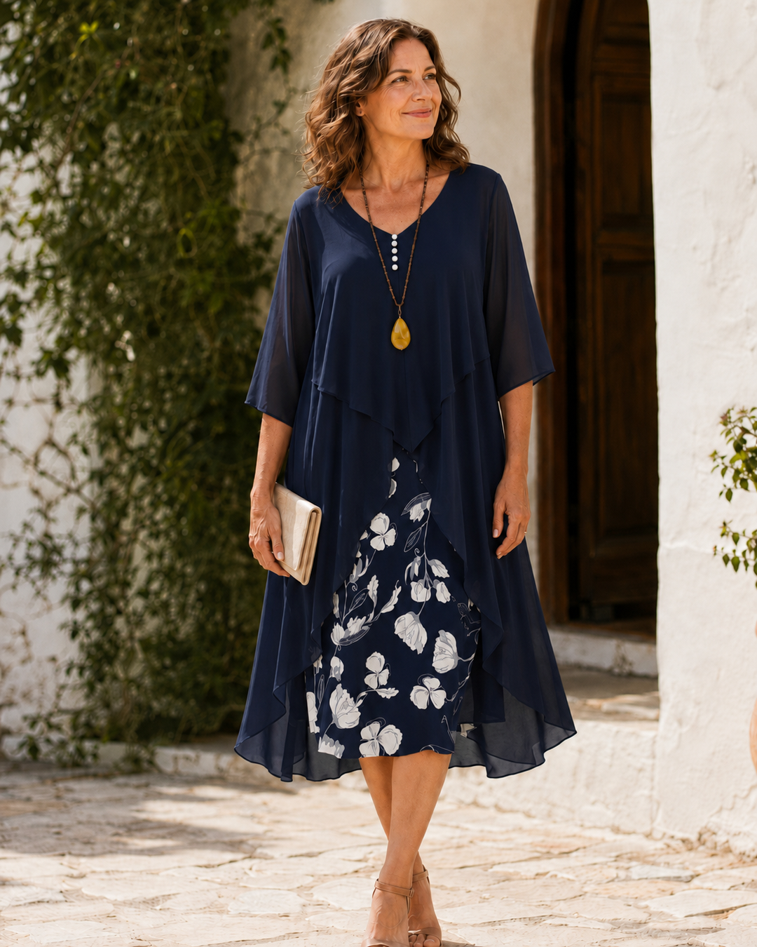 Odette | Maxi Robe Superposée