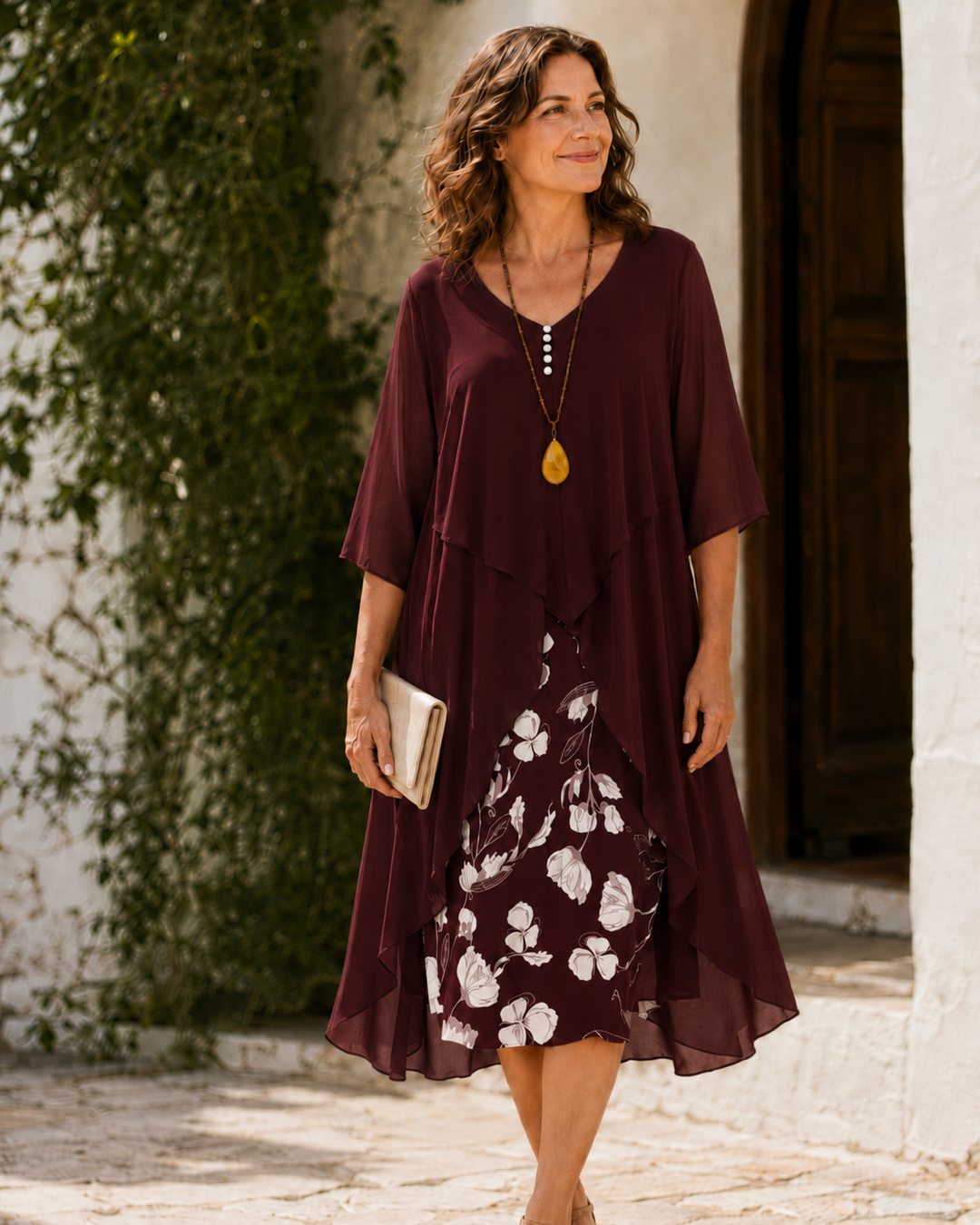 Odette | Maxi Robe Superposée
