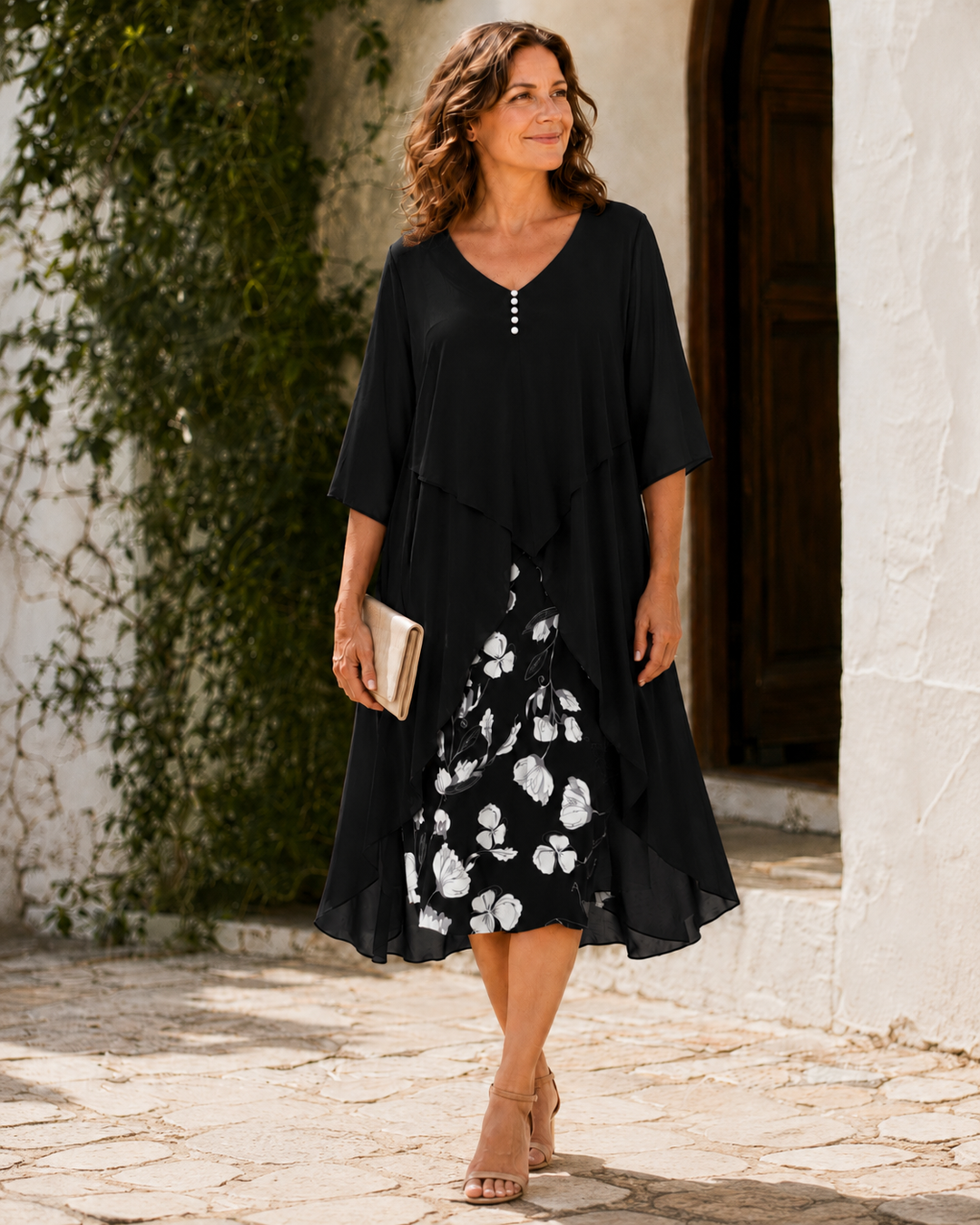 Odette | Maxi Robe Superposée
