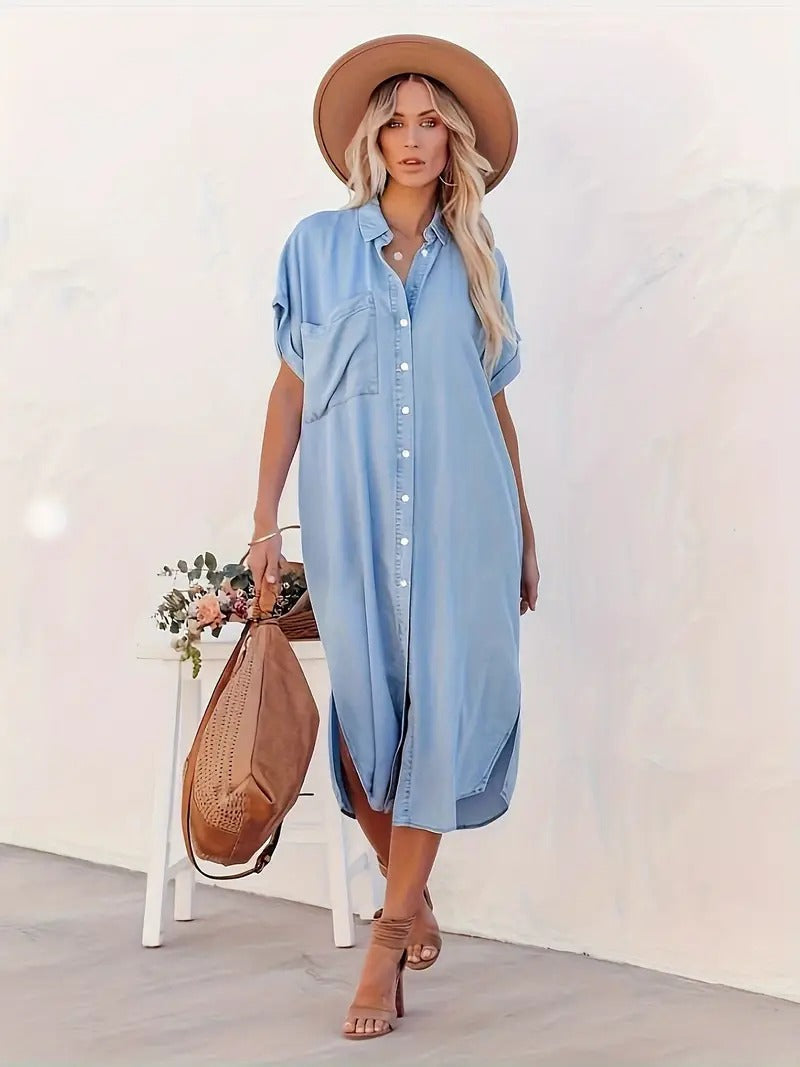 SAVANNAH | Robe Chemise à Poches