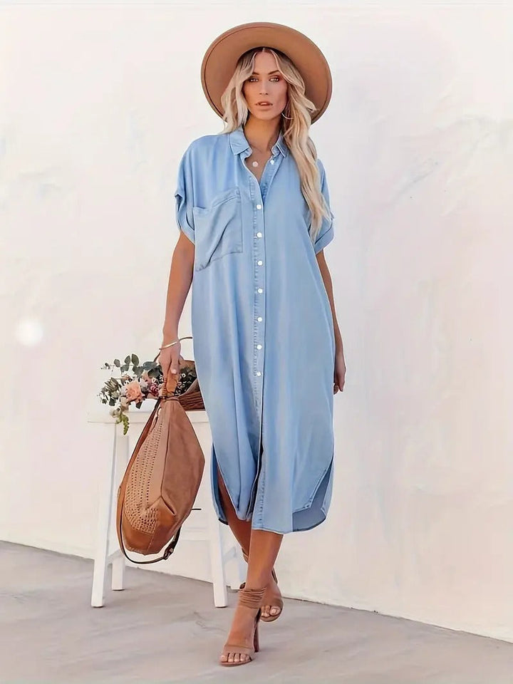 SAVANNAH | Robe Chemise à Poches