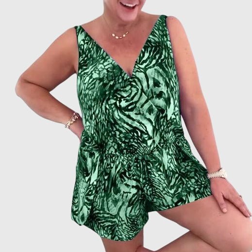 Elena  - Maillot de bain élégant à col en V
