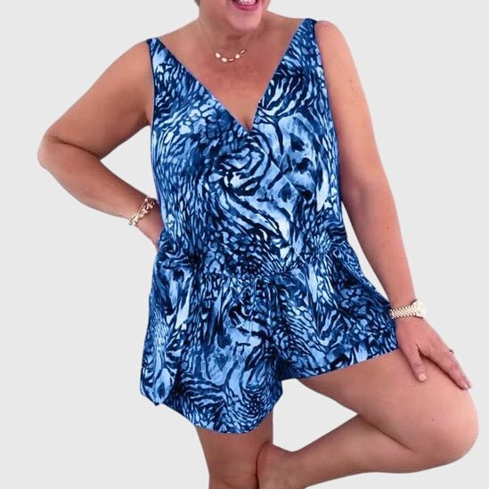 Elena  - Maillot de bain élégant à col en V