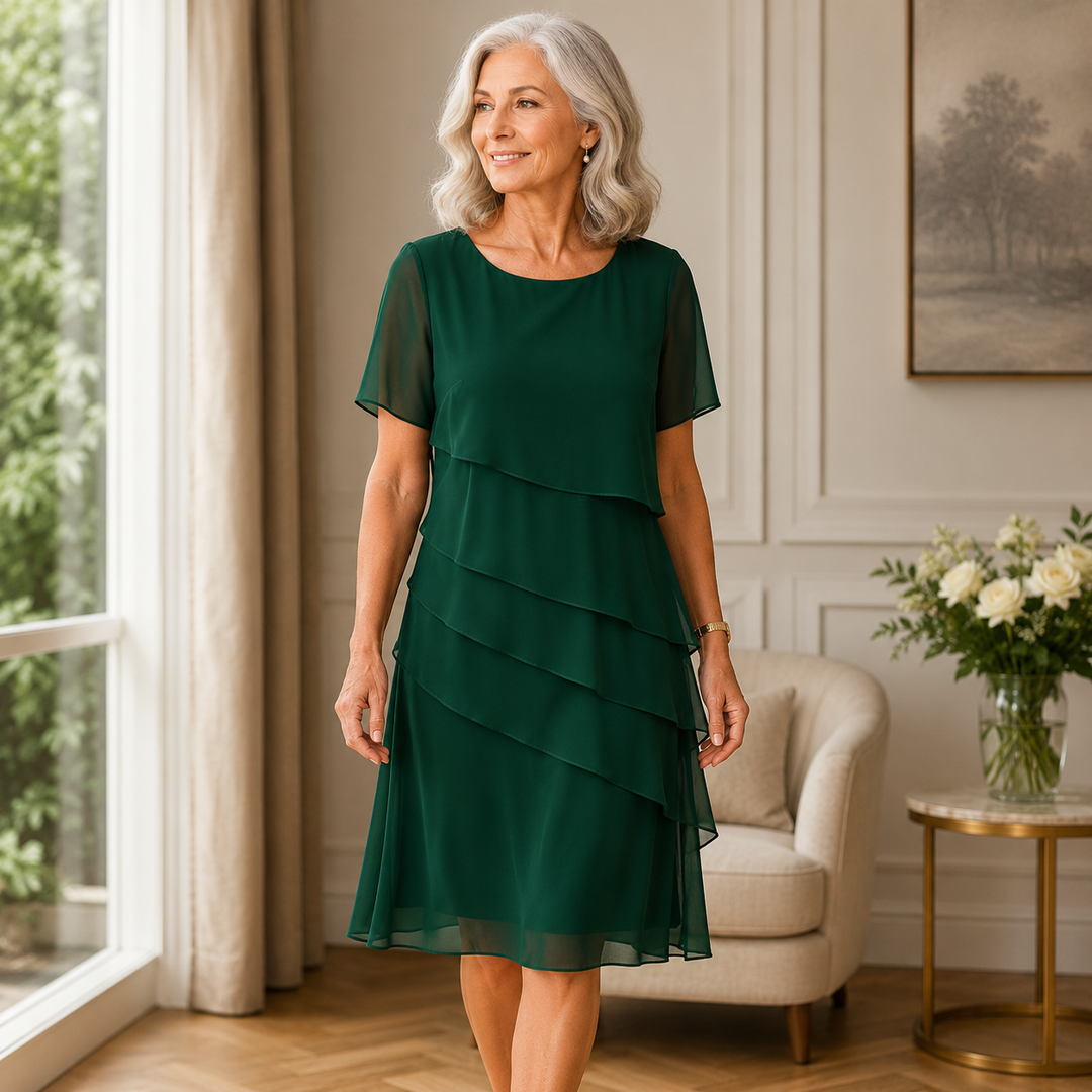 Lynn | Robe à Volants Élégante et Confortable