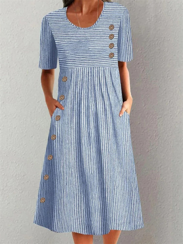 Edna | Robe Rayée d'Été