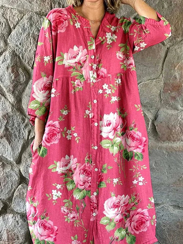 Carmen | Robe Florale Artistique