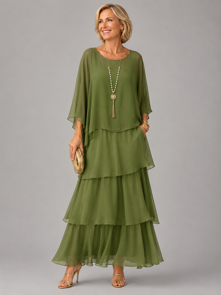 Lara | Robe Maxi Fluide et Élégante