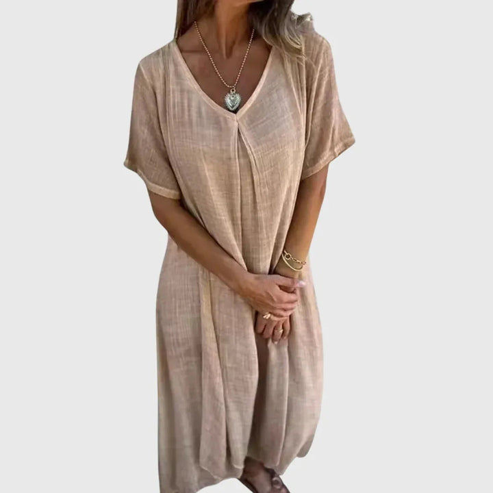 Clara | Robe Légère Élégante Col en V