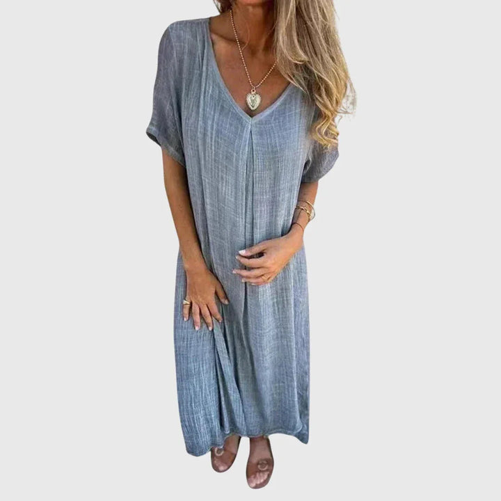 Clara | Robe Légère Élégante Col en V