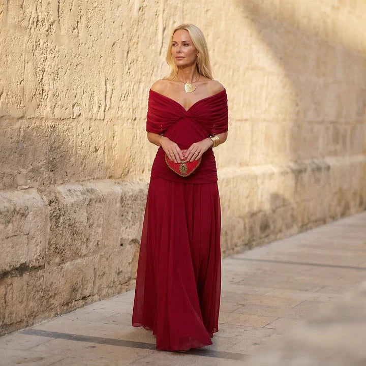 Harper | Robe Rouge Élégante