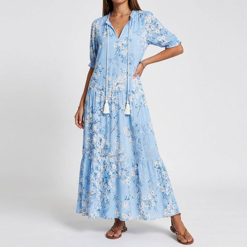 ARIA | Robe Bohème Ventre Couvert