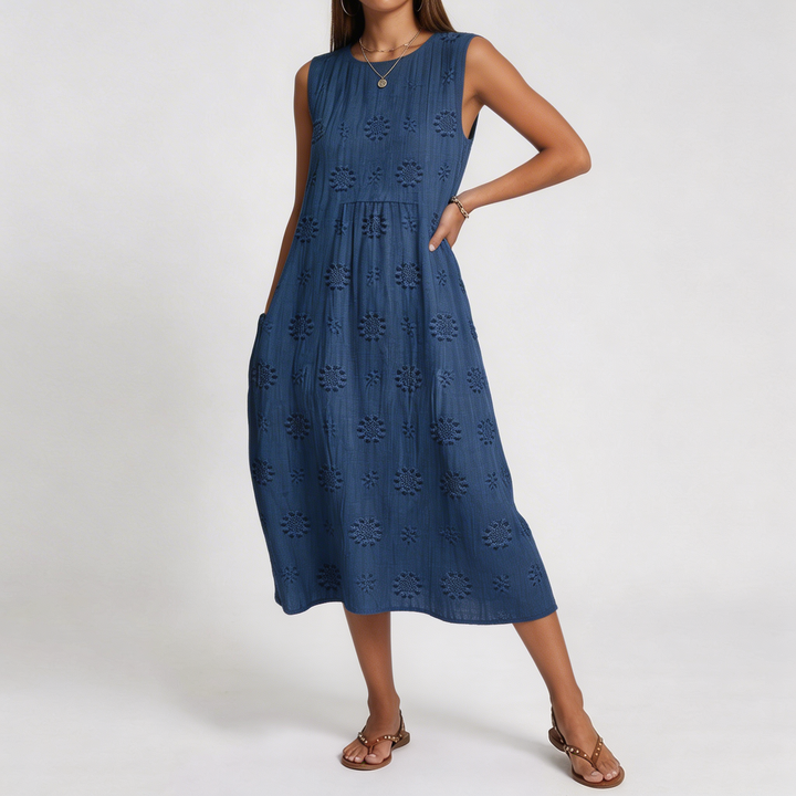 Audrey | Robe Midi Imprimée