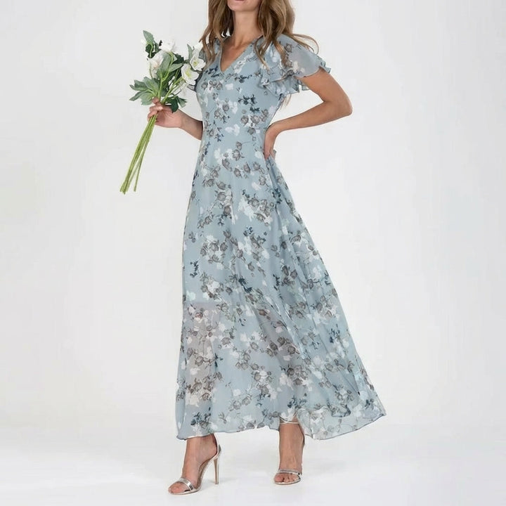 Vivian | Maxi-Robe Fleurie Aérienne