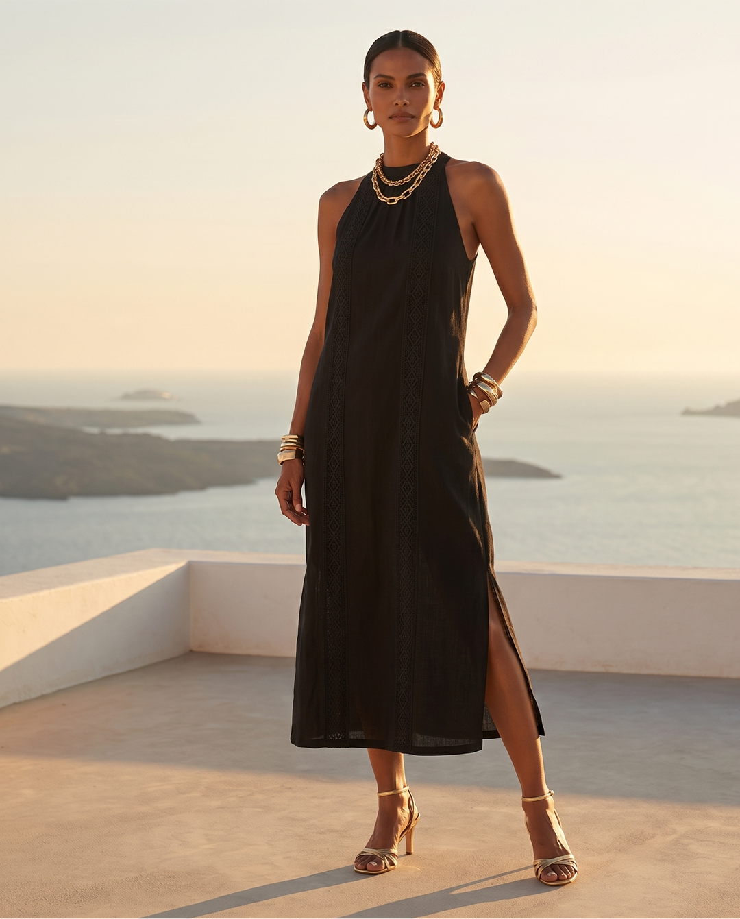 Jolene | Robe Midi en Lin