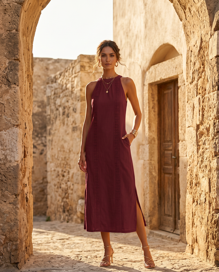 Jolene | Robe Midi en Lin